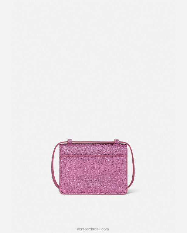 bolsas P2TX2071 Versace bolsa crossbody medusa coração rosa crianças