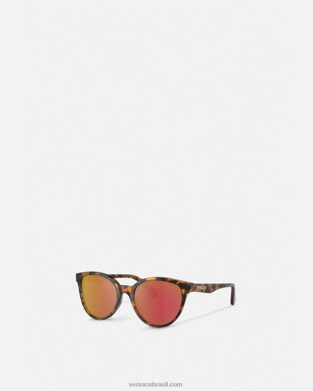 acessórios P2TX2080 Versace óculos de sol com logotipo Havana crianças