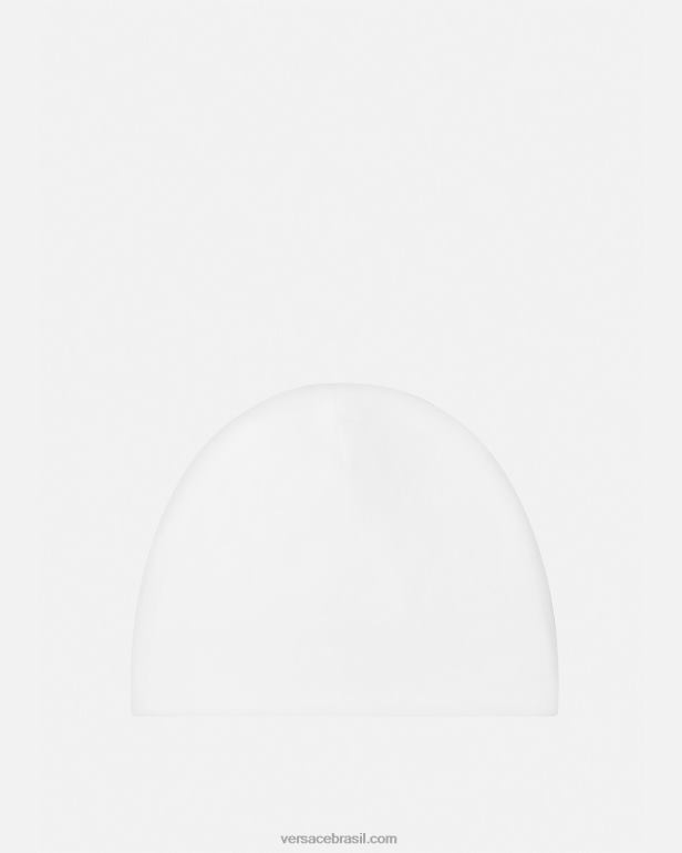 acessórios P2TX1817 Versace boné de bebê medusa branco e rosa crianças
