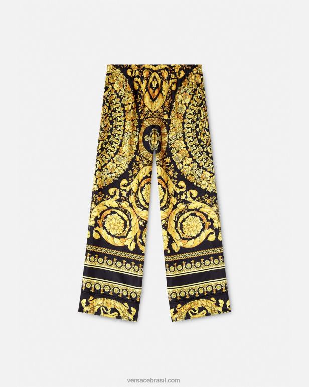 roupas P2TX1958 Versace calça barroco imprimir crianças