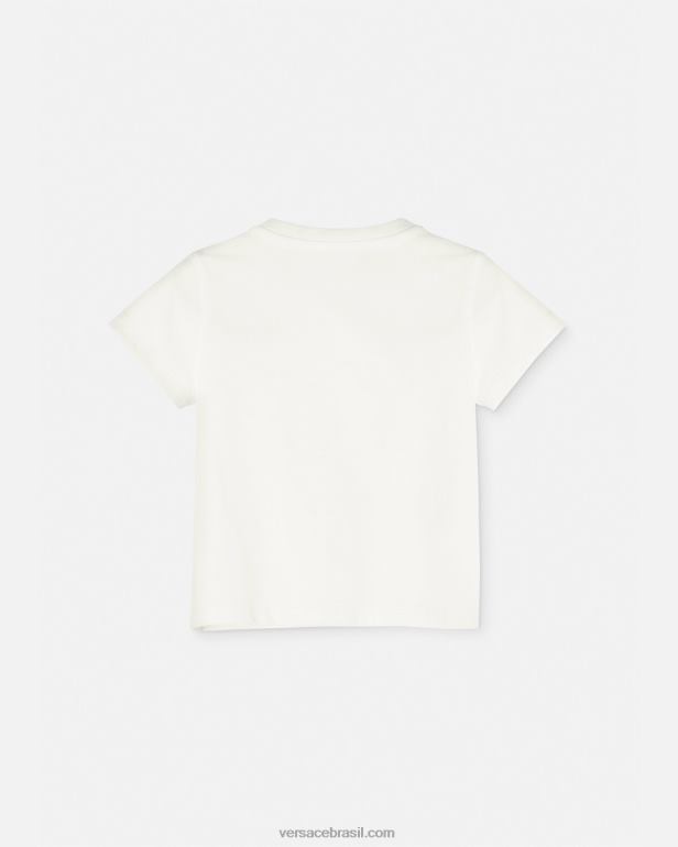 roupas P2TX1853 Versace camiseta medusa bebê branco e estampado crianças