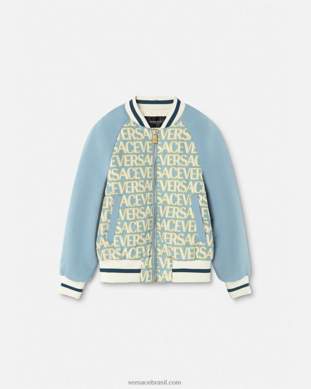 roupas P2TX2092 Versace jaqueta bomber completa imprimir crianças