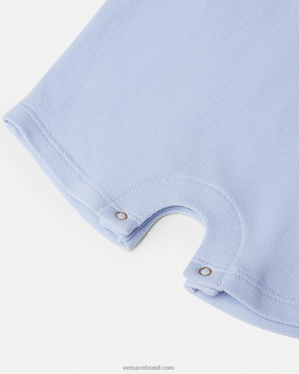 roupas P2TX1833 Versace macacão de bebê medusa azul claro crianças