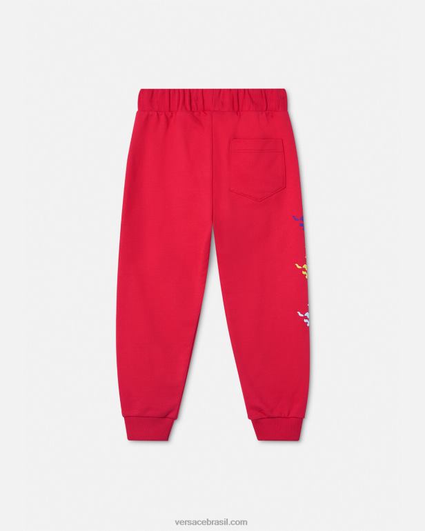 roupas P2TX2138 Versace calça medusa sunnies vermelho crianças