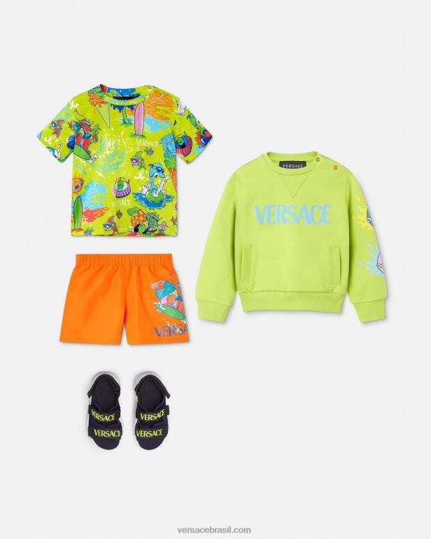 roupas P2TX1929 Versace moletom medusa sunnies bebê Lima crianças