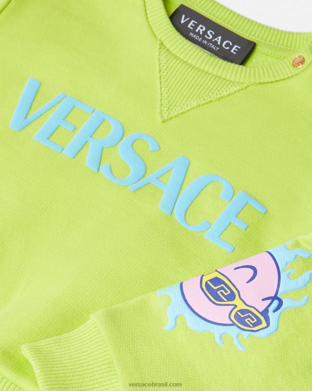 roupas P2TX1929 Versace moletom medusa sunnies bebê Lima crianças