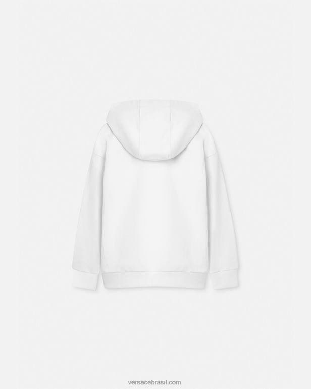 roupas P2TX1973 Versace moletom com logo \"princesa\" branco crianças