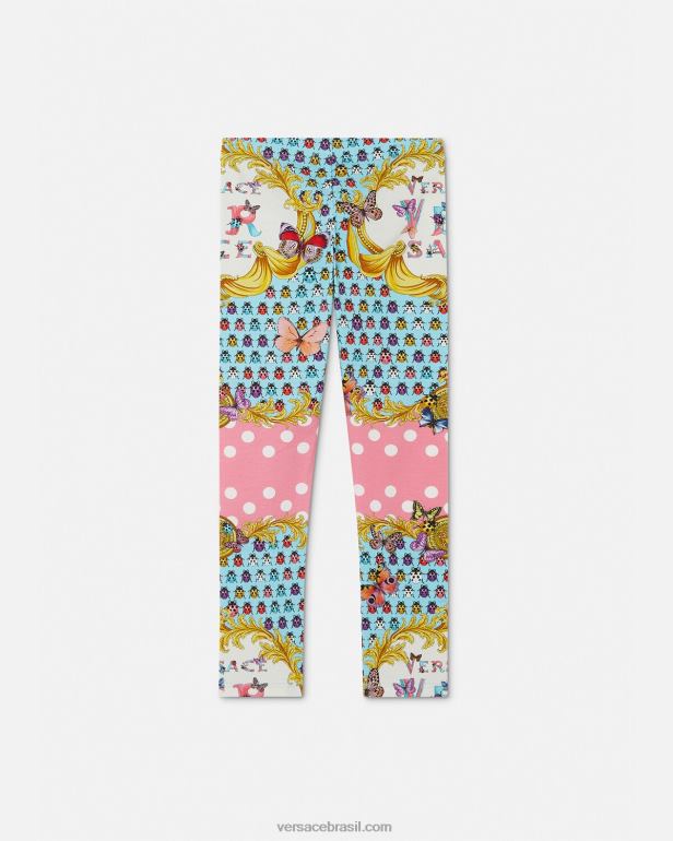roupas P2TX1942 Versace leggings de borboletas imprimir crianças