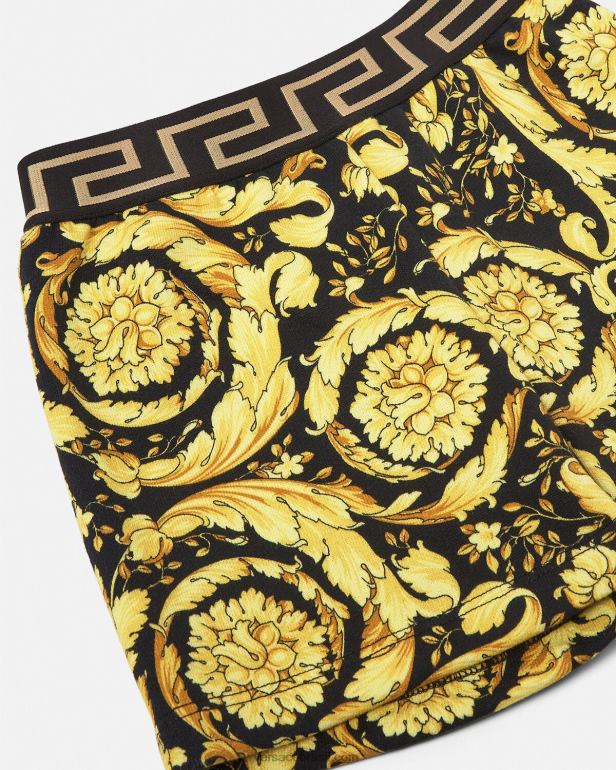 roupas P2TX1887 Versace shorts barocco bebê imprimir crianças