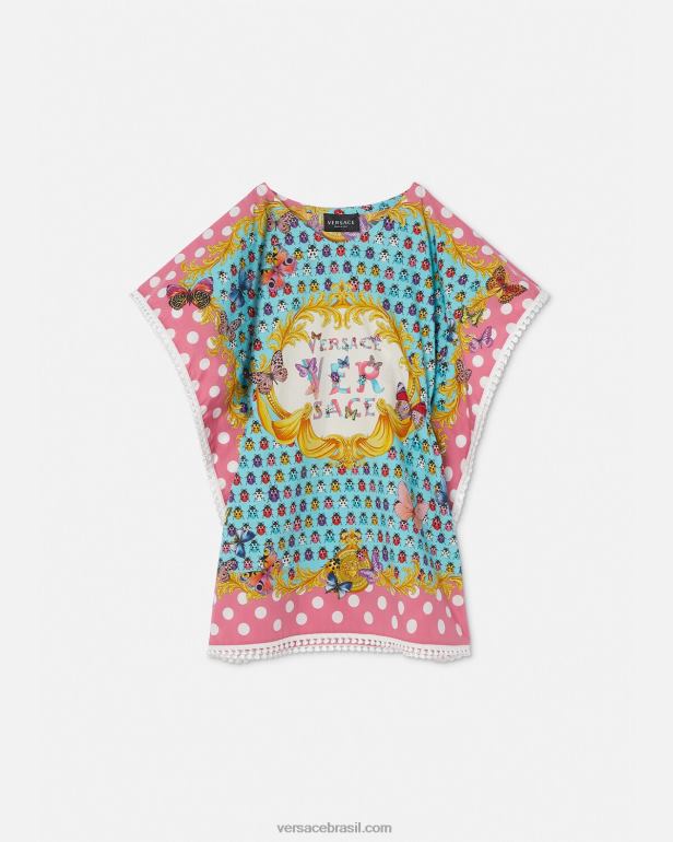 roupas P2TX1944 Versace encobrimento de borboletas imprimir crianças