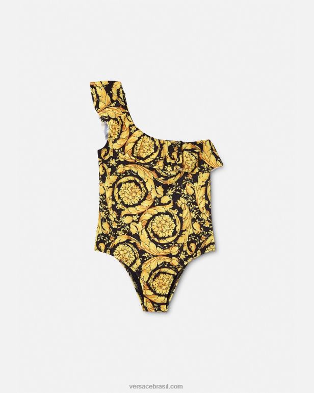 roupas P2TX1959 Versace maiô barroco imprimir crianças