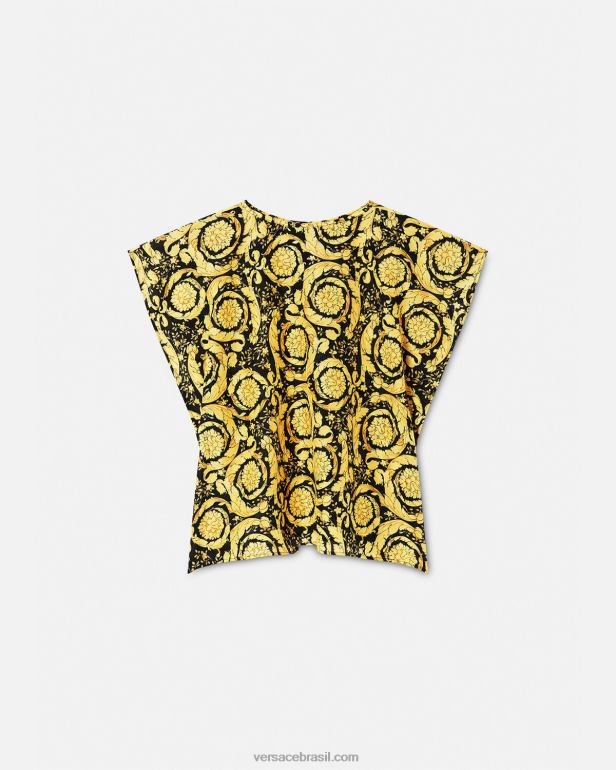roupas P2TX1985 Versace saída de banho barroco imprimir crianças