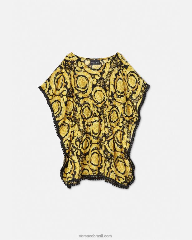 roupas P2TX1986 Versace saída de banho barroco imprimir crianças