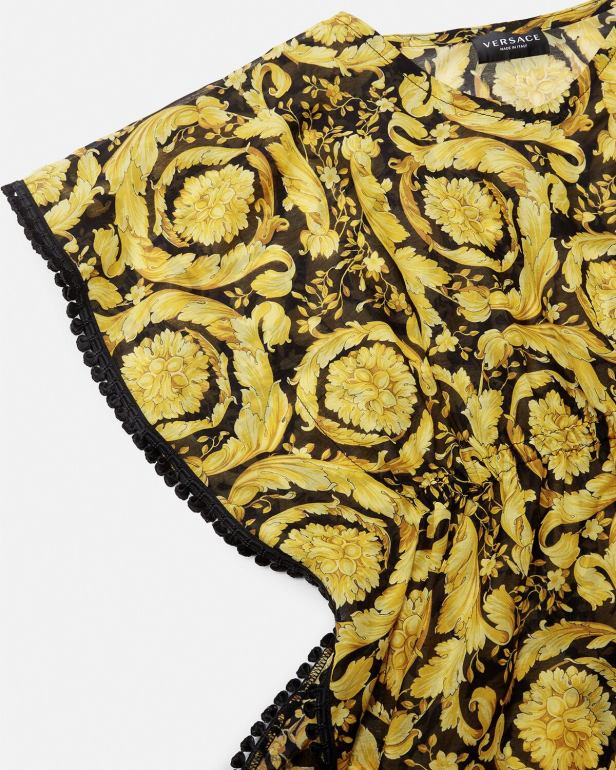 roupas P2TX1986 Versace saída de banho barroco imprimir crianças