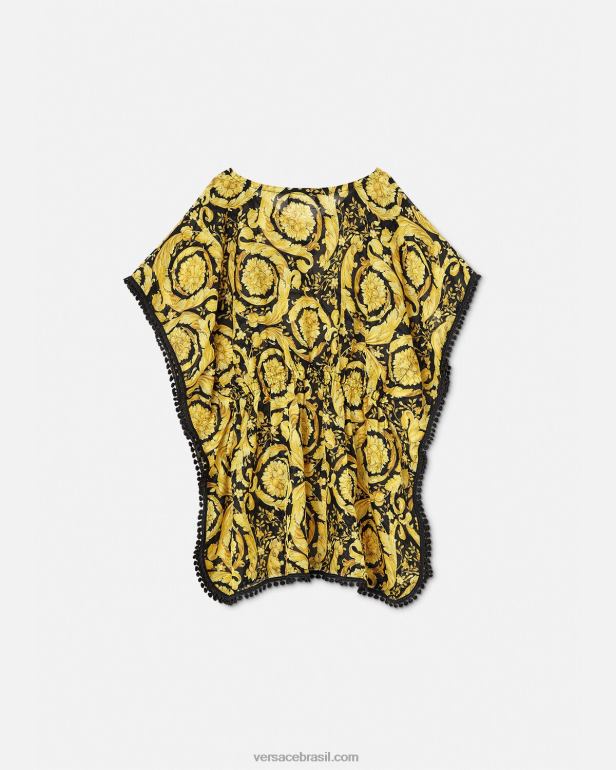 roupas P2TX1986 Versace saída de banho barroco imprimir crianças