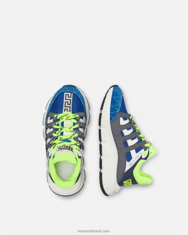 sapato P2TX2046 Versace tênis trigreca multicolorido crianças