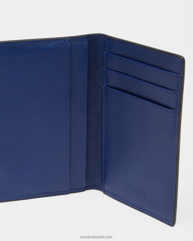 acessórios P2TX1633 Versace porta cartão medusa biggie azul homens