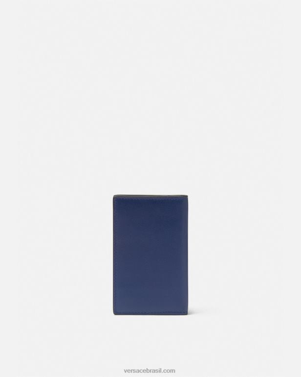 acessórios P2TX1633 Versace porta cartão medusa biggie azul homens