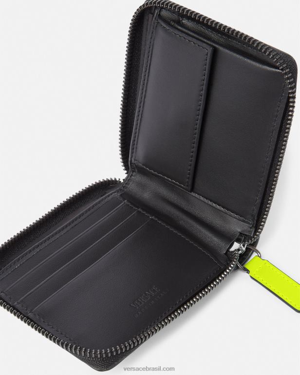 acessórios P2TX1641 Versace carteira bifold medusa biggie amarelo homens