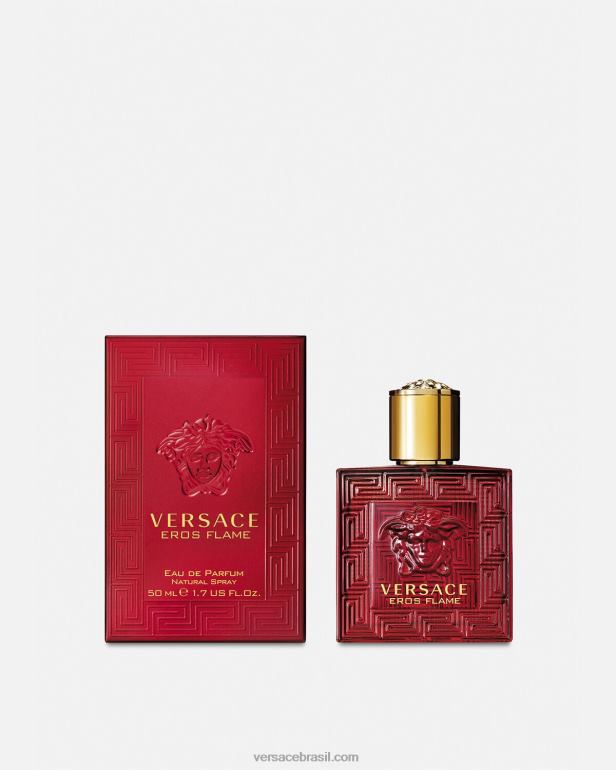 acessórios P2TX1720 Versace eros flame edp 50 ml vermelho homens