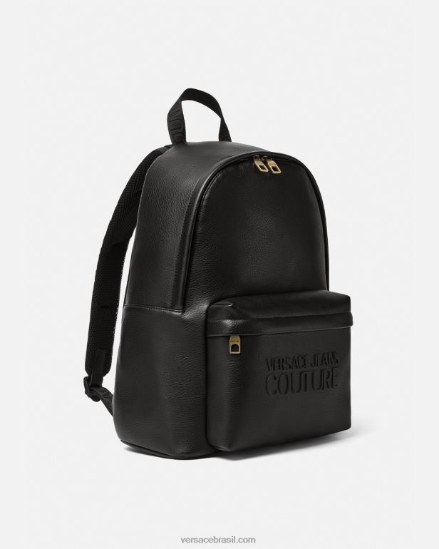 acessórios P2TX2472 Versace mochila com logotipo preto homens