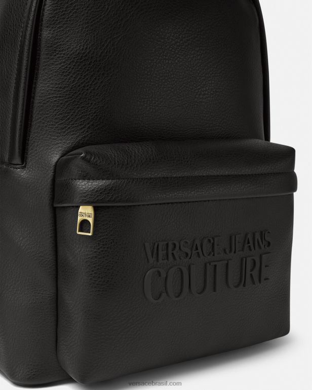 acessórios P2TX2472 Versace mochila com logotipo preto homens