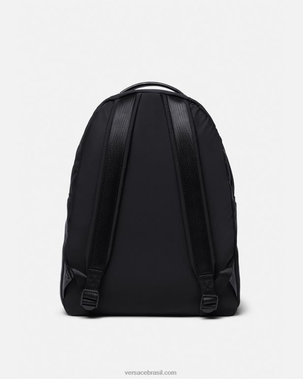 acessórios P2TX2491 Versace mochila de alta costura com logo multicolorido homens