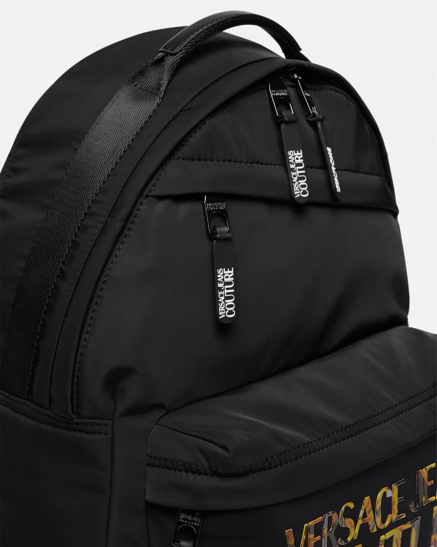 acessórios P2TX2491 Versace mochila de alta costura com logo multicolorido homens