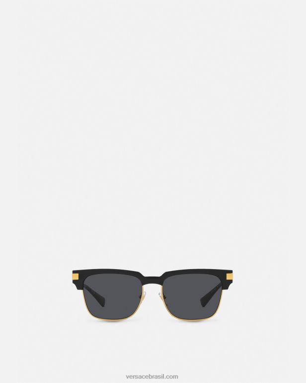 acessórios P2TX1680 Versace óculos de sol grego preto homens