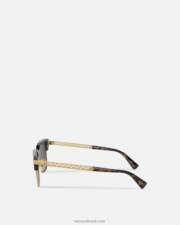 acessórios P2TX1681 Versace óculos de sol grego Havana homens