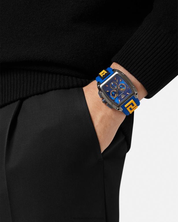 acessórios P2TX1703 Versace relógio dominus pênalti homens