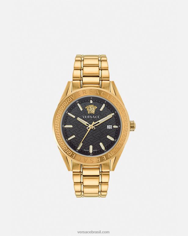 acessórios P2TX1708 Versace relógio de código v pênalti homens