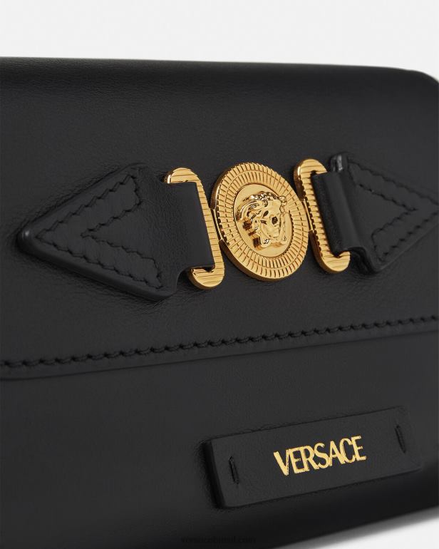 bolsas P2TX1470 Versace bolsa de cinto medusa biggie preto homens