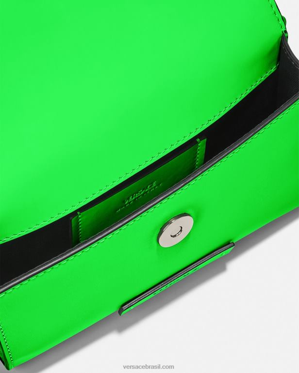 bolsas P2TX1473 Versace bolsa de cinto medusa biggie verde homens