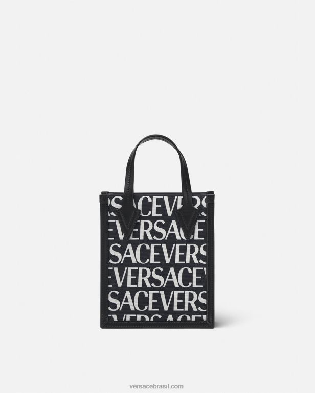 bolsas P2TX1496 Versace bolsa transversal inteira imprimir homens