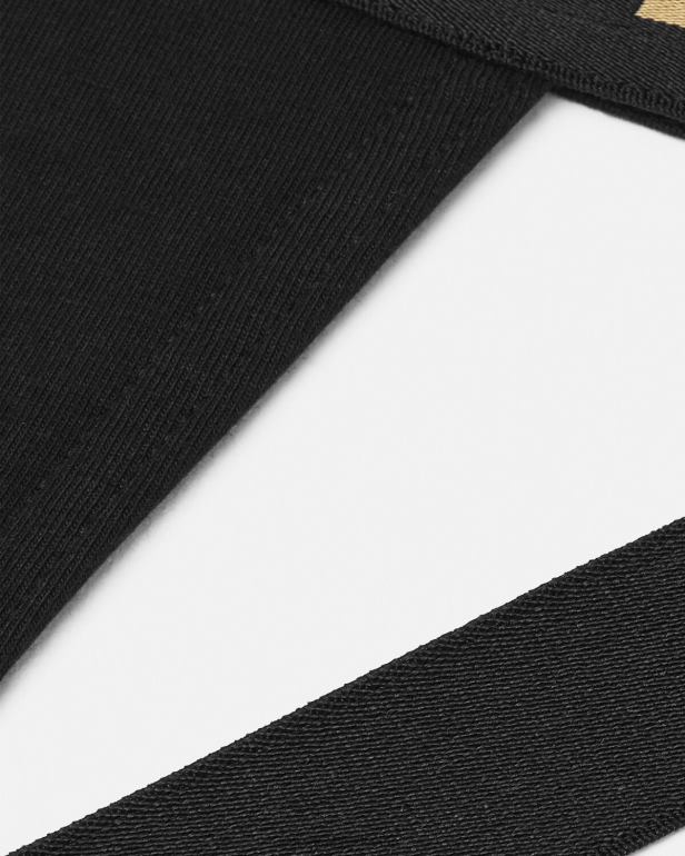 roupas íntimas e moda praia P2TX1774 Versace greca border jockstrap preto homens