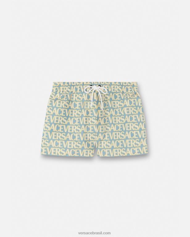 roupas íntimas e moda praia P2TX1792 Versace shorts de natação imprimir homens