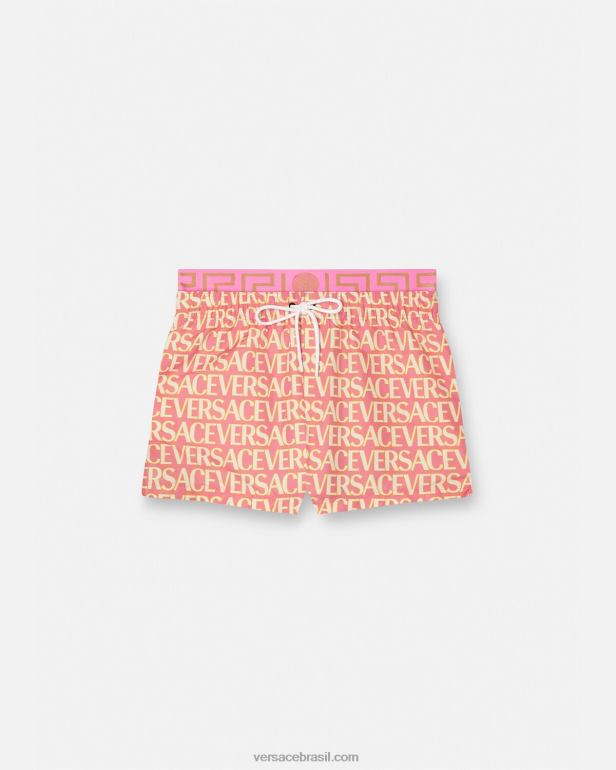 roupas íntimas e moda praia P2TX1793 Versace shorts de natação imprimir homens