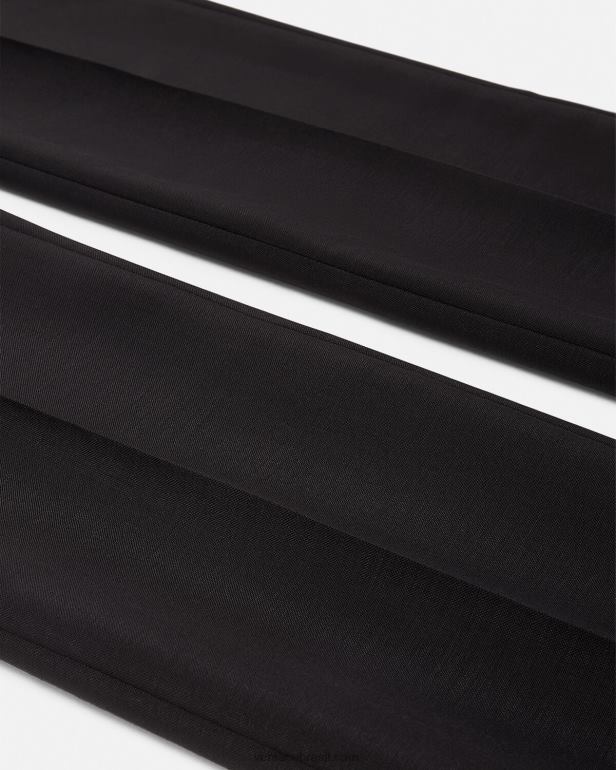 roupas P2TX1261 Versace calça formal mistura mohair preto homens