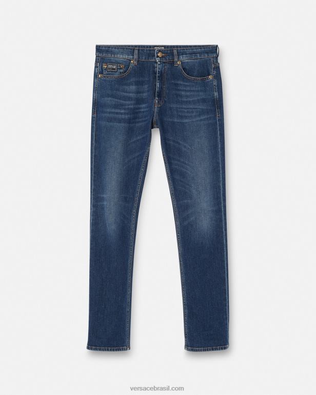 roupas P2TX2383 Versace jeans com emblema v azul homens