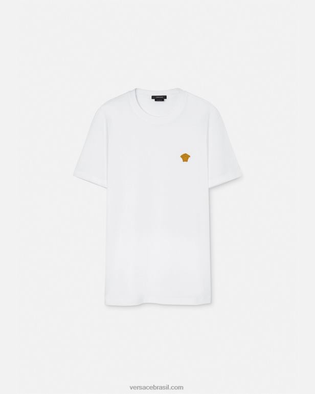 roupas P2TX1371 Versace camiseta medusa branco homens