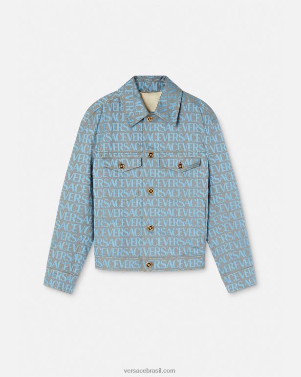 roupas P2TX1219 Versace jaqueta completa imprimir homens