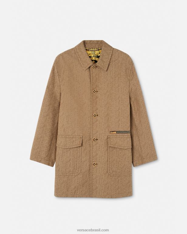 roupas P2TX1220 Versace casaco completo imprimir homens