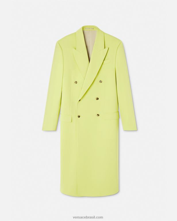 roupas P2TX1233 Versace casaco trespassado Lima homens