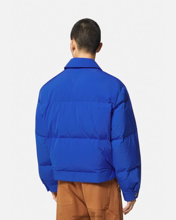 roupas P2TX1253 Versace blusão medusa com jaqueta azul homens