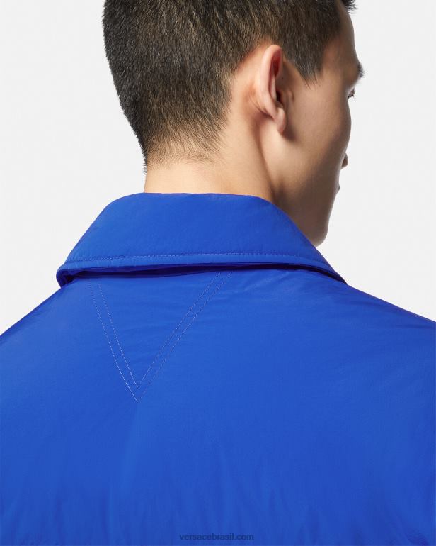 roupas P2TX1253 Versace blusão medusa com jaqueta azul homens