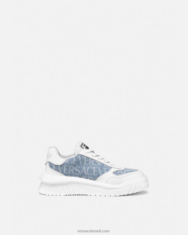 sapato P2TX1514 Versace tênis odissea branco homens