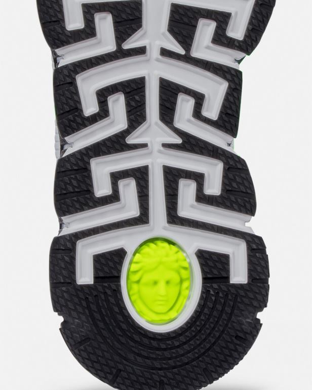 sapato P2TX1545 Versace tênis trigreca multicolorido homens