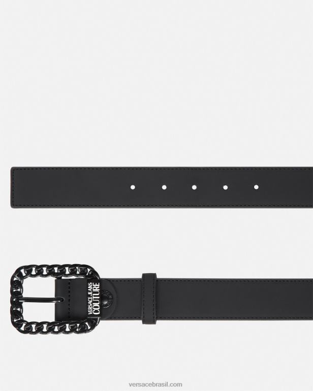 acessórios P2TX2501 Versace cinto tom de corrente preto homens