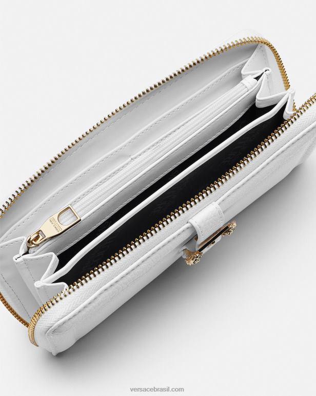 acessórios P2TX2319 Versace carteira continental couture1 branco mulheres
